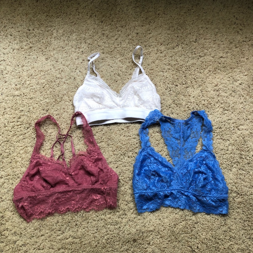 3 Bralettes Bundle (Selling together)
